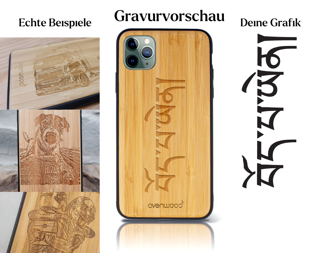 INDIVIDUEL iPhone 11 Pro bambou plastique