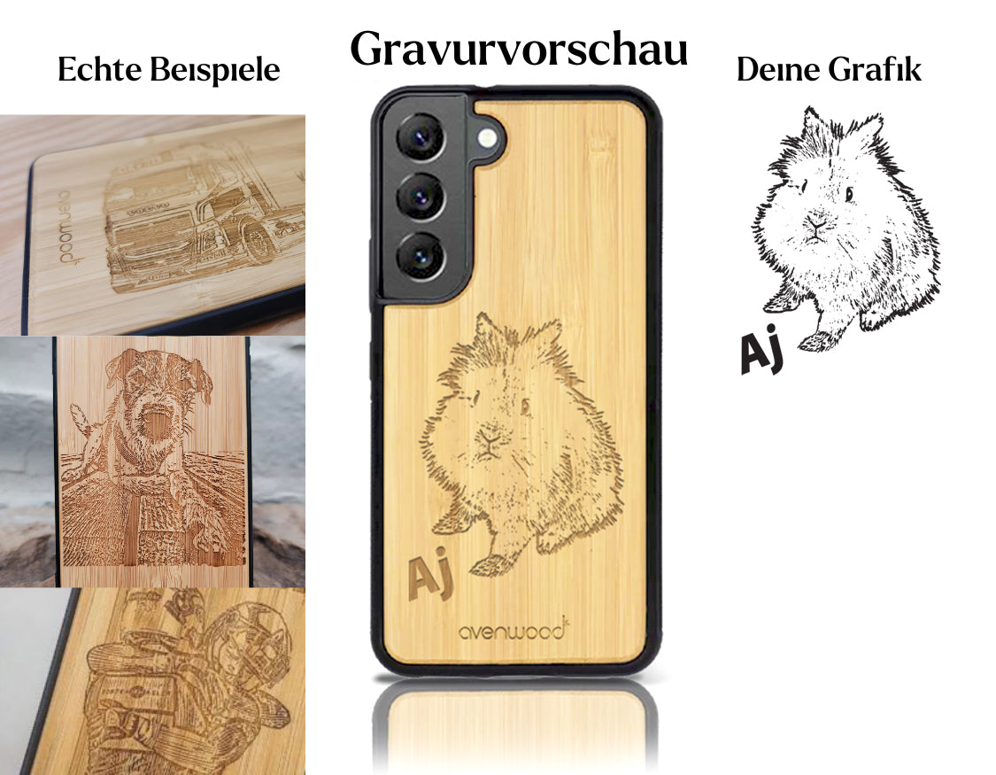 INDIVIDUEL Samsung Galaxy S22 bambou plastique