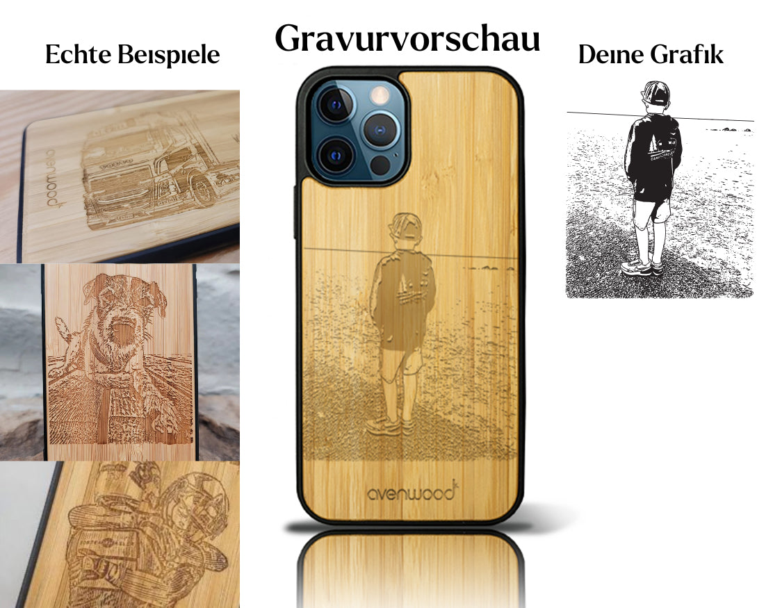 INDIVIDUEL iPhone 12 Pro bambou plastique