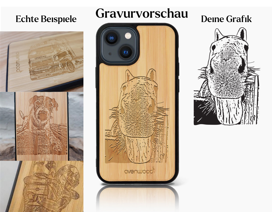 INDIVIDUEL iPhone 14 bambou plastique
