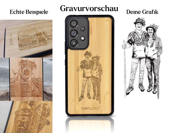 INDIVIDUEL Samsung Galaxy A54 bambou plastique