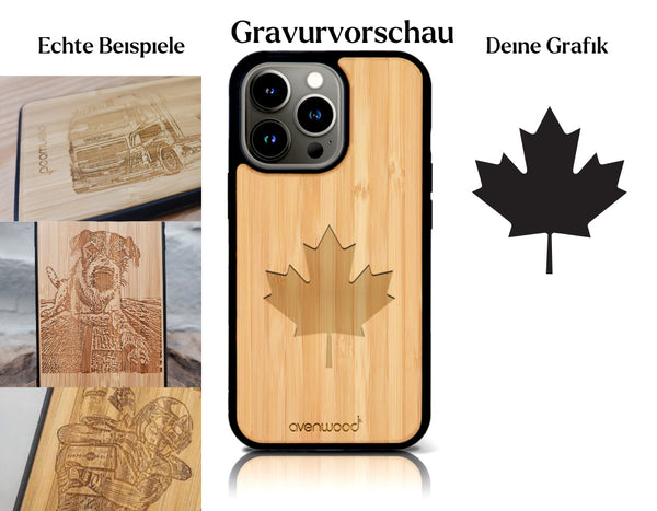 INDIVIDUEL Adrian Jossi iPhone 14 Pro en plastique bambou