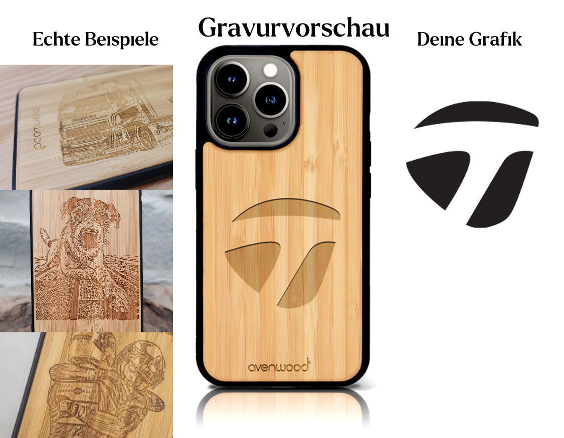 INDIVIDUEL Adrian Jossi iPhone 14 Pro en plastique bambou