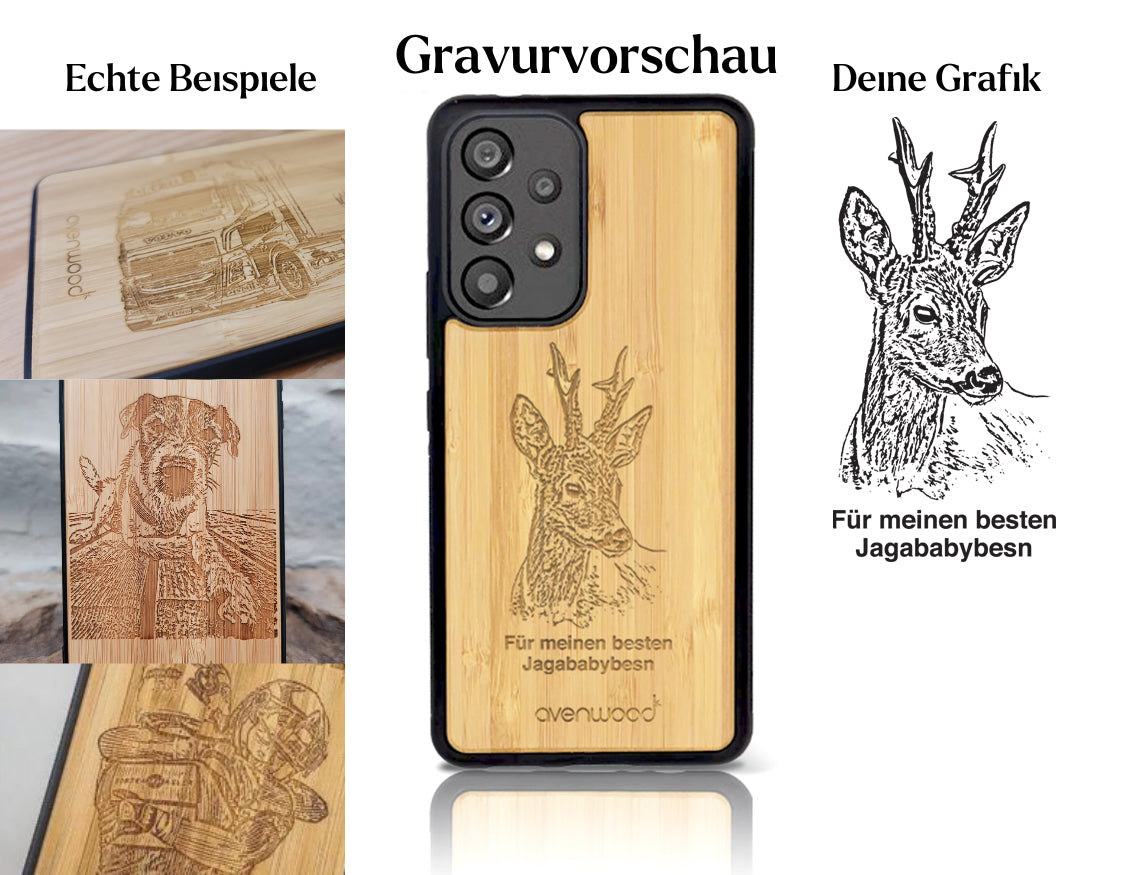 INDIVIDUEL Samsung Galaxy A53 bambou plastique