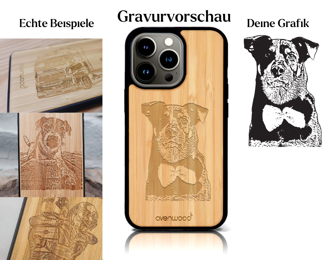 INDIVIDUEL iPhone 13 Pro bambou plastique