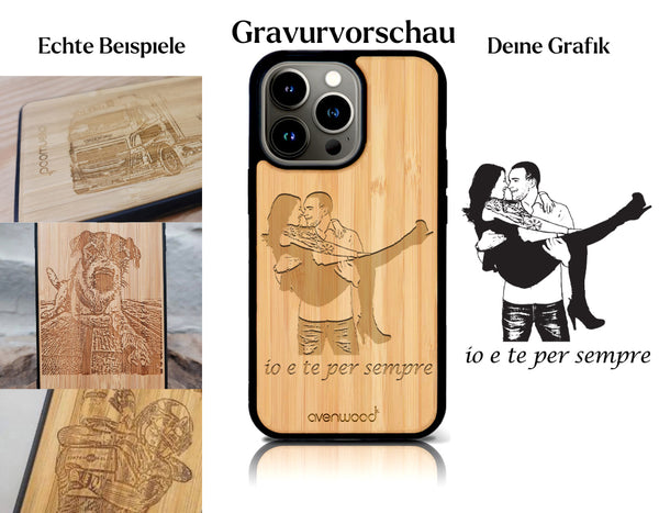 INDIVIDUEL iPhone 14 Pro bambou plastique