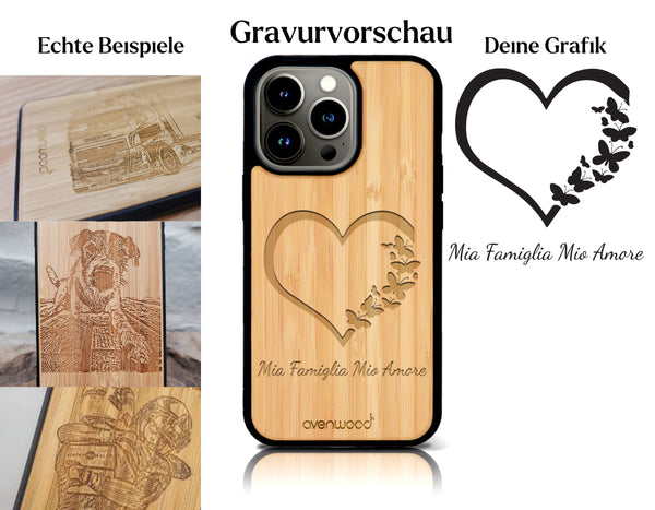 INDIVIDUEL iPhone 14 Pro bambou plastique