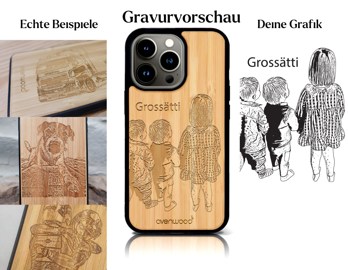 INDIVIDUEL joelle affolter iPhone 14 Pro plastique bambou