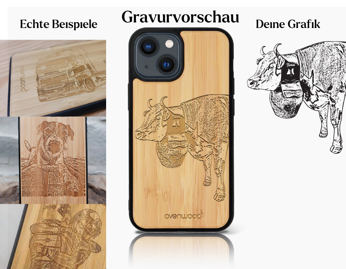 INDIVIDUEL iPhone 13 bambou plastique