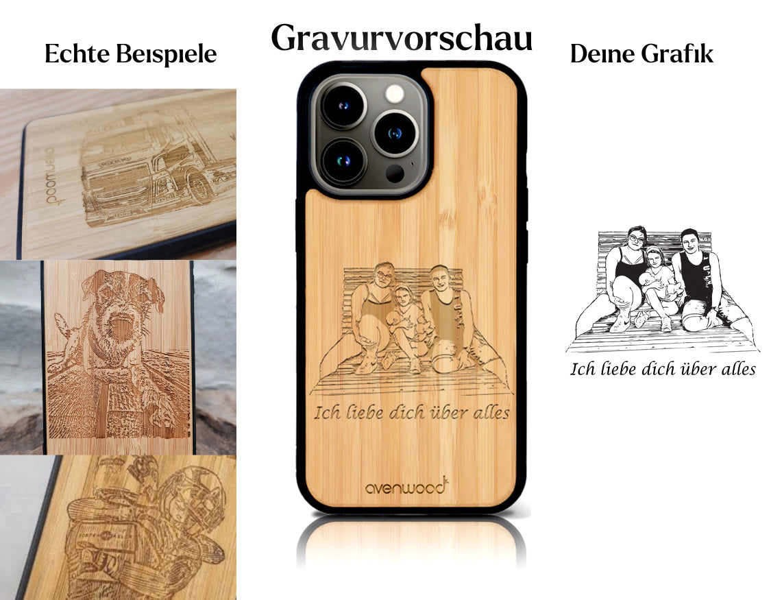 INDIVIDUEL iPhone 13 Pro Max bambou plastique