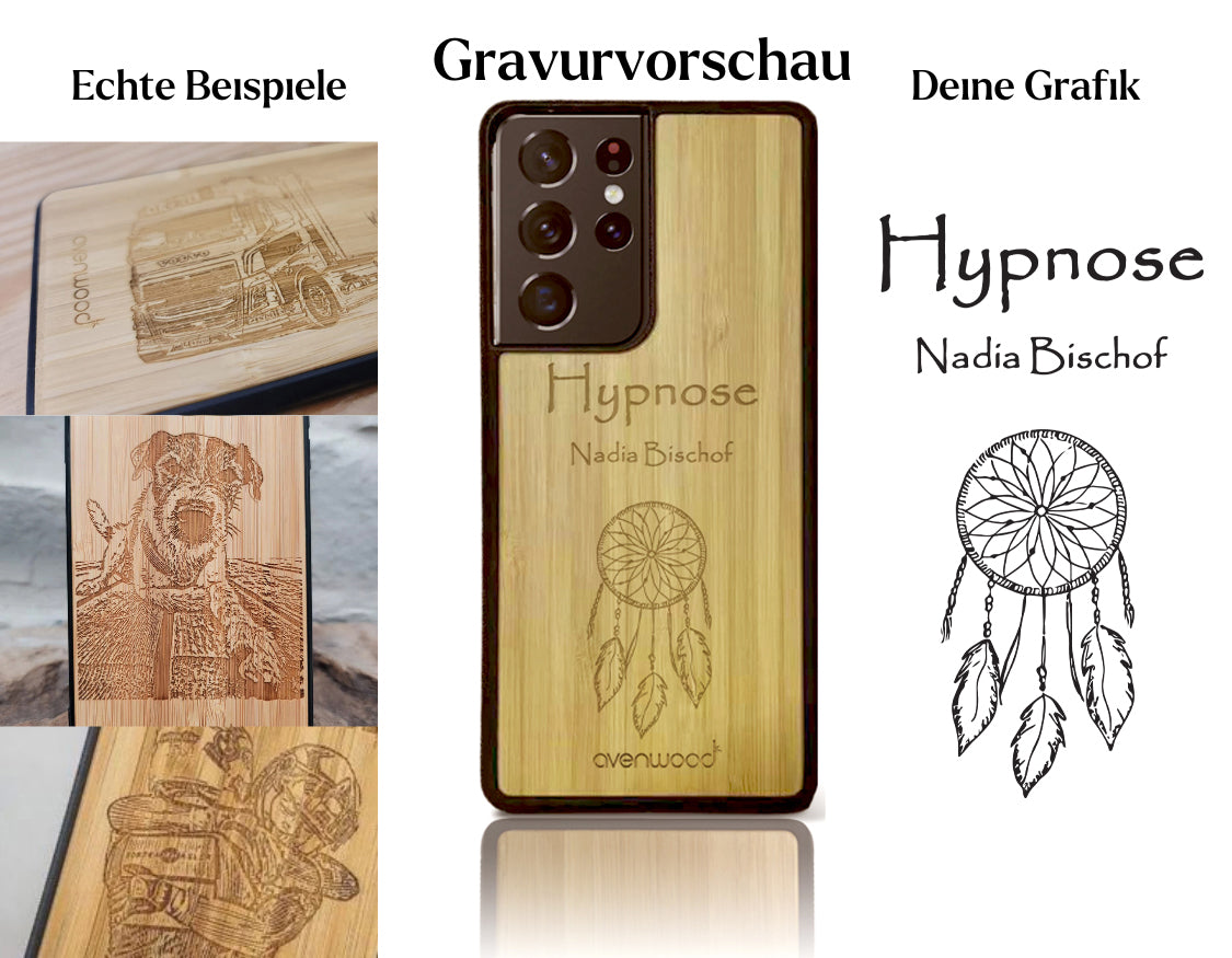 INDIVIDUEL Nadia Bischof Samsung Galaxy S21 Ultra plastique bambou