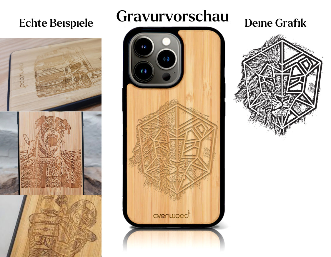 INDIVIDUEL iPhone 13 Pro bambou plastique
