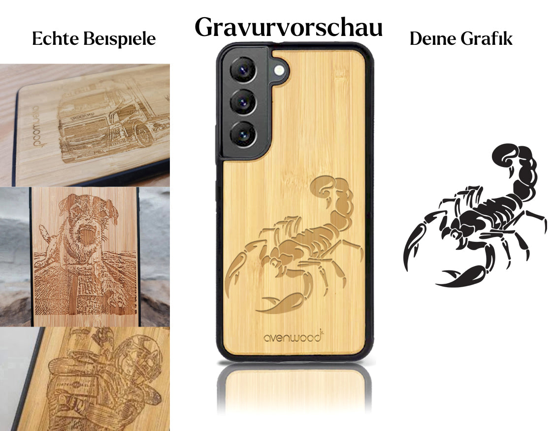 INDIVIDUEL Samsung Galaxy S22 bambou plastique