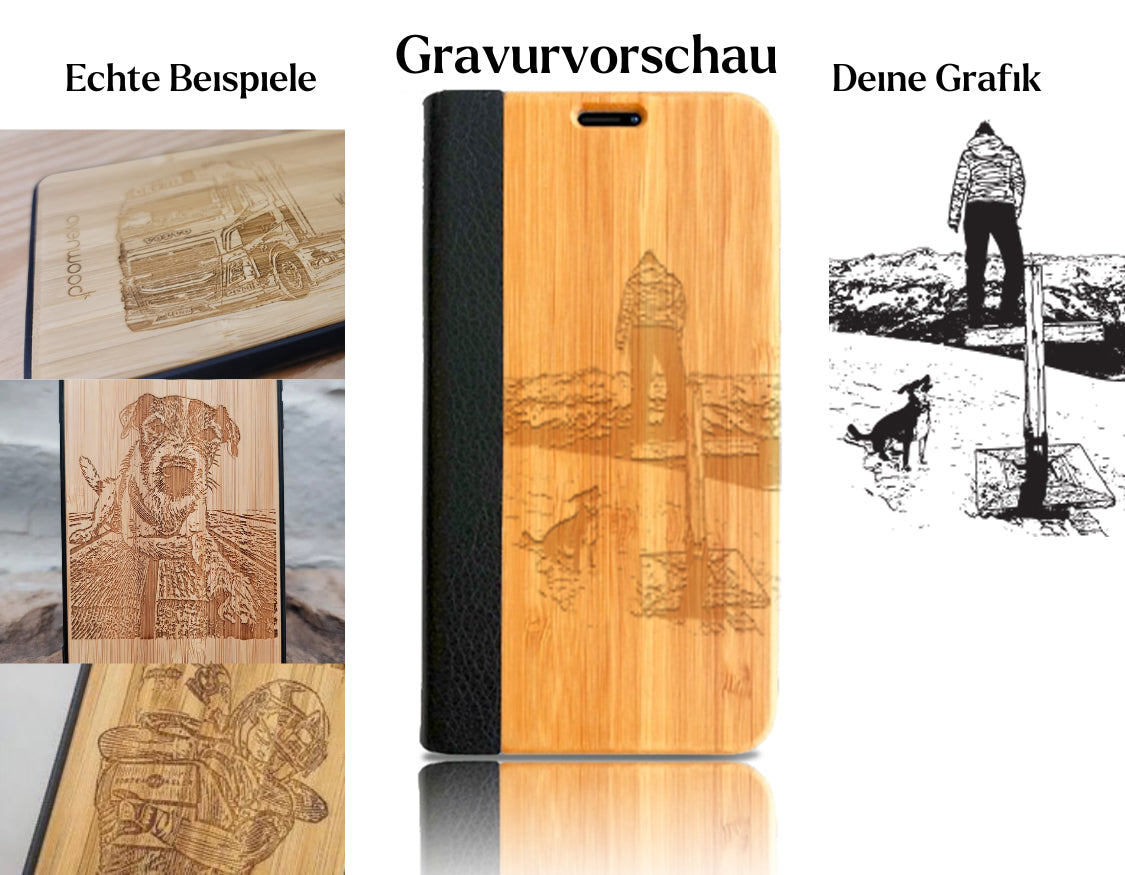 Étui à rabat INDIVIDUEL pour iPhone 13 Pro