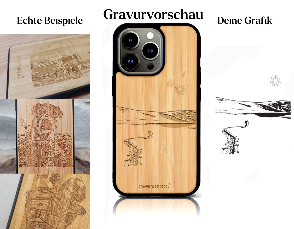 INDIVIDUEL iPhone 14 Pro bambou plastique