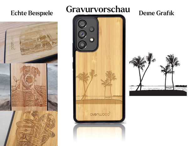 INDIVIDUEL Samsung Galaxy A53 bambou plastique
