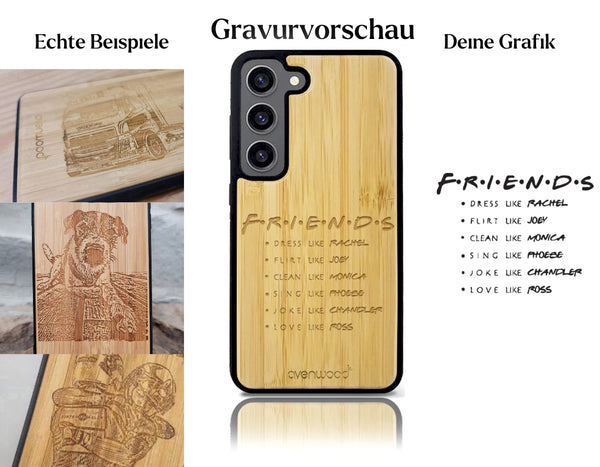 INDIVIDUELL Samsung Galaxy S23 Bambus-Kunststoff