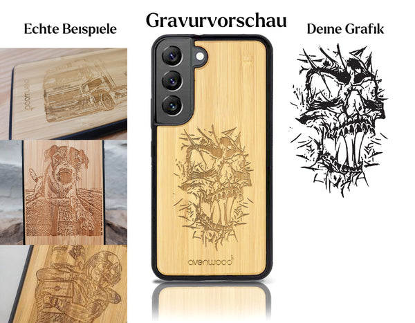 INDIVIDUEL Samsung Galaxy S22 bambou plastique