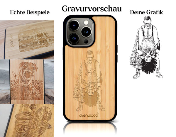 INDIVIDUEL iPhone 14 Pro bambou plastique