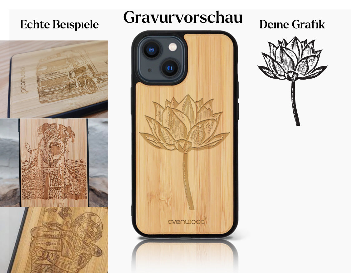 INDIVIDUEL iPhone 14 bambou plastique