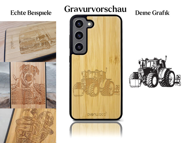 INDIVIDUELL Samsung Galaxy S23 Bambus-Kunststoff
