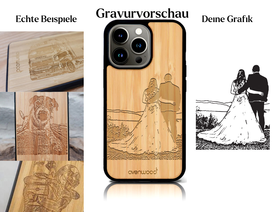 INDIVIDUEL iPhone 14 Pro bambou plastique