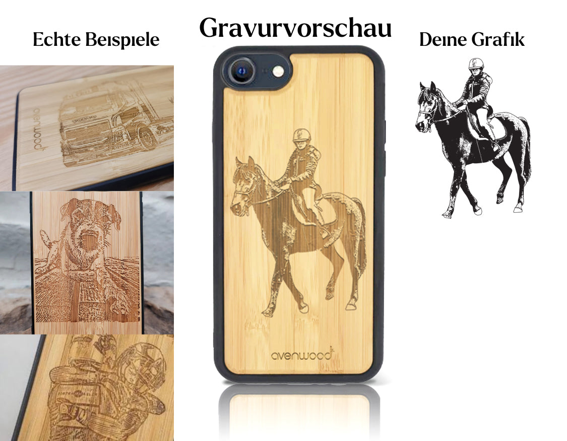INDIVIDUEL iPhone 7 bambou plastique