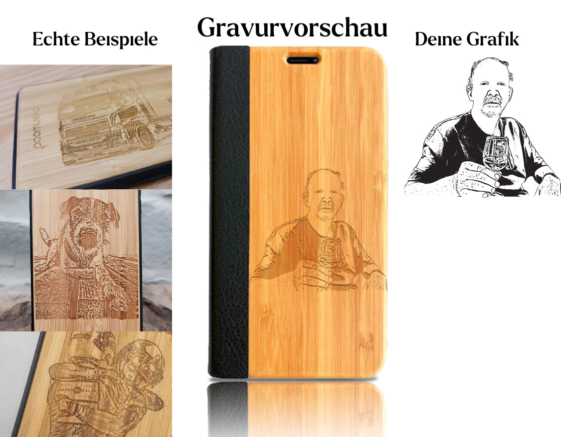 Étui à rabat INDIVIDUEL pour iPhone 13 Pro