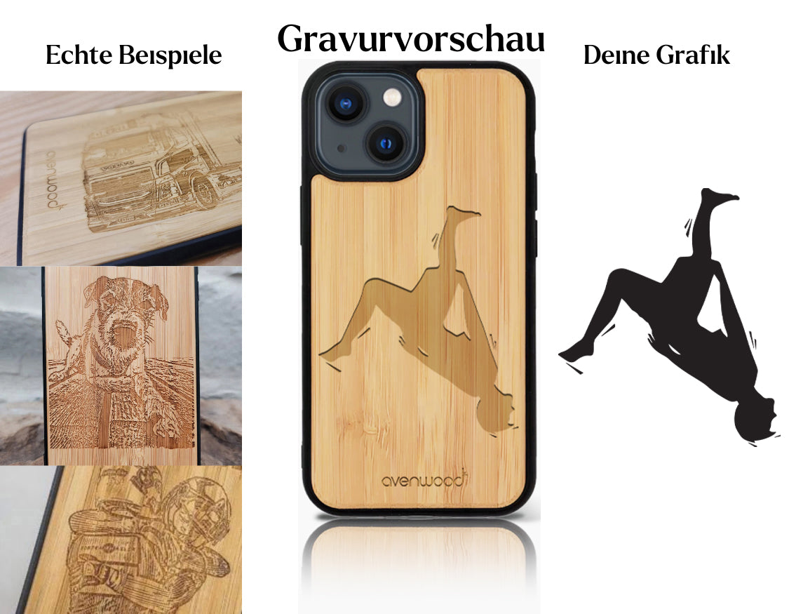 INDIVIDUEL iPhone 14 bambou plastique