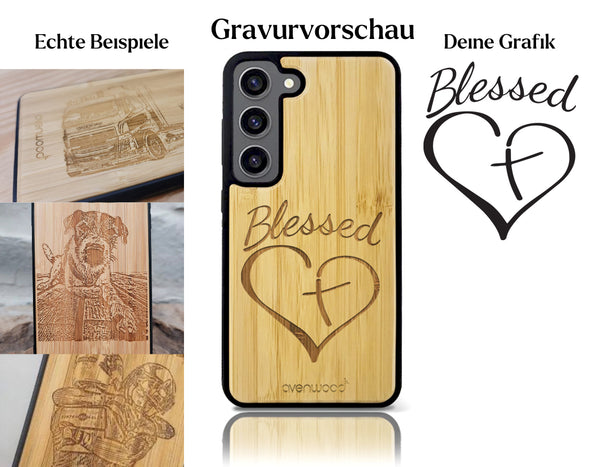 INDIVIDUELL Samsung Galaxy S23 Bambus-Kunststoff