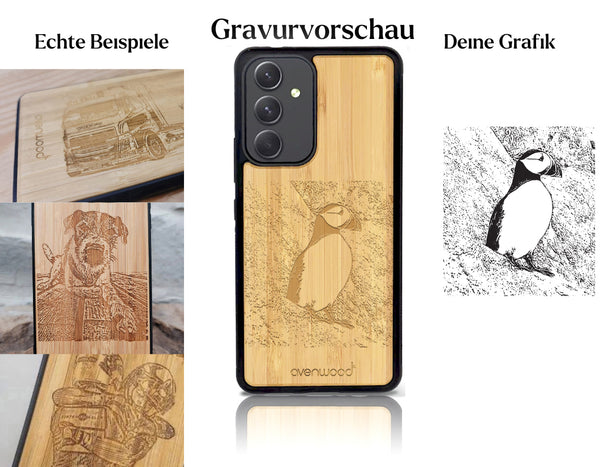 INDIVIDUELL Samsung Galaxy A54 Bambus-Kunststoff