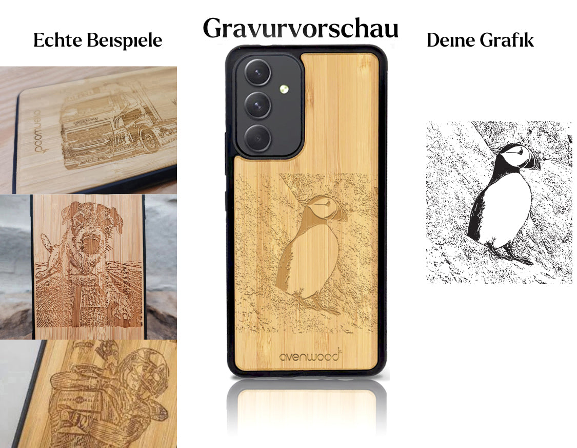 INDIVIDUEL Samsung Galaxy A54 bambou plastique