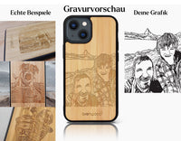 Thumbnail for INDIVIDUEL Sandra Stadelmann iPhone 14 Plus plastique bambou