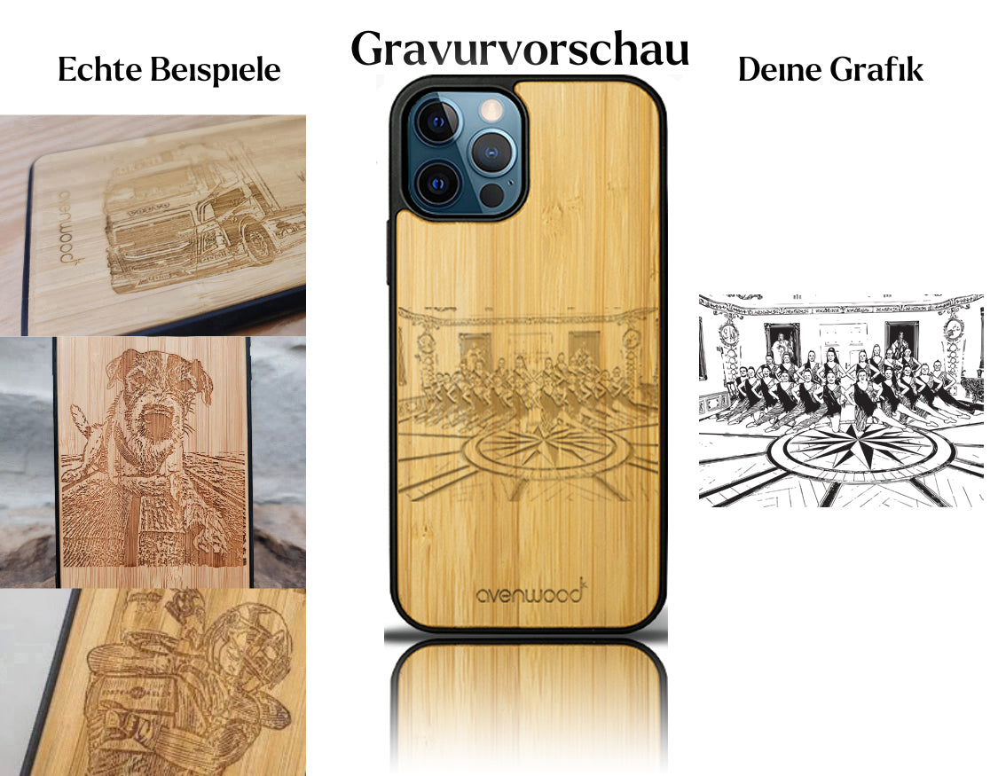 INDIVIDUEL iPhone 12 Pro bambou plastique