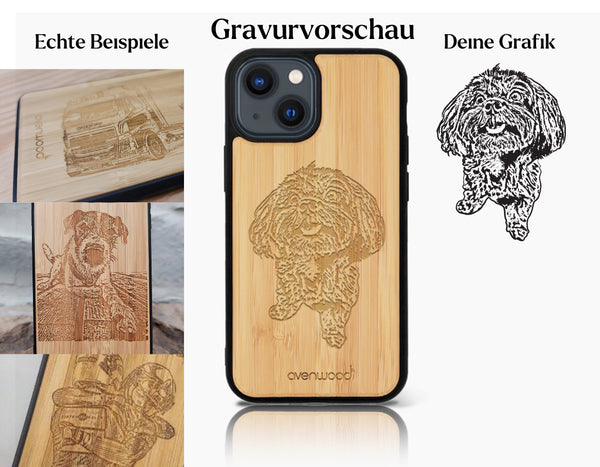 INDIVIDUELL iPhone 14 Bambus-Kunststoff