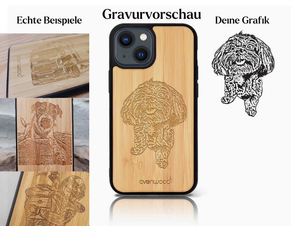 INDIVIDUEL iPhone 14 bambou plastique