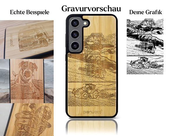 INDIVIDUELL Samsung Galaxy S23 Bambus-Kunststoff