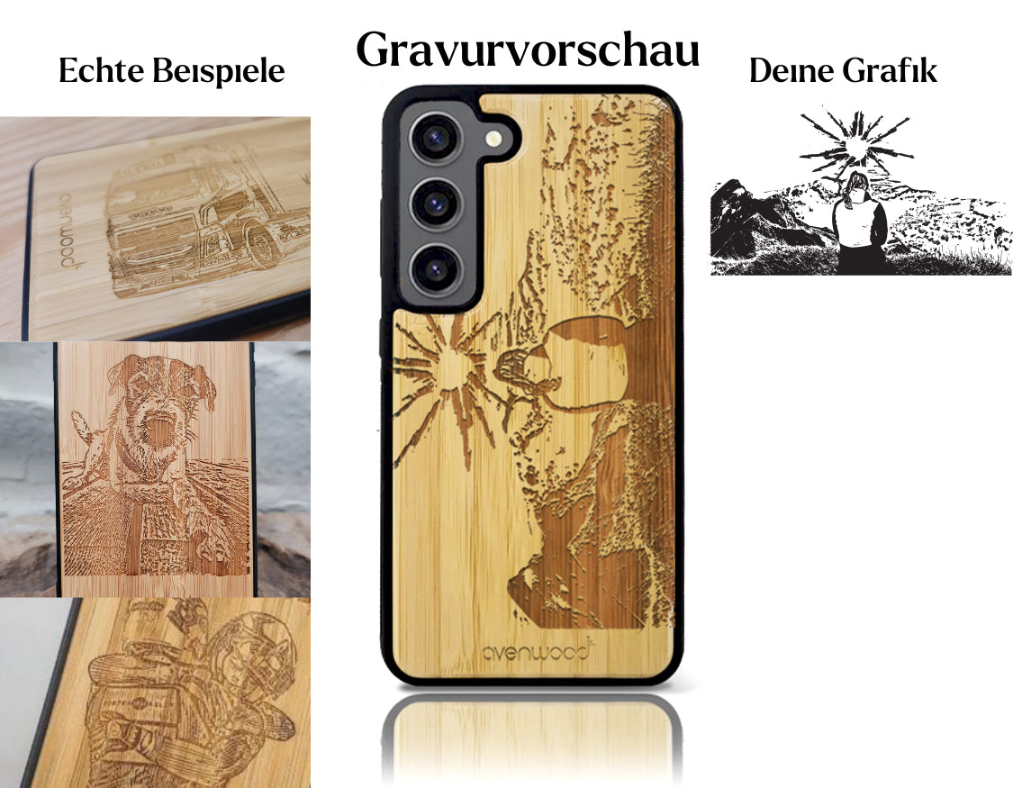 INDIVIDUEL Samsung Galaxy S23 bambou plastique