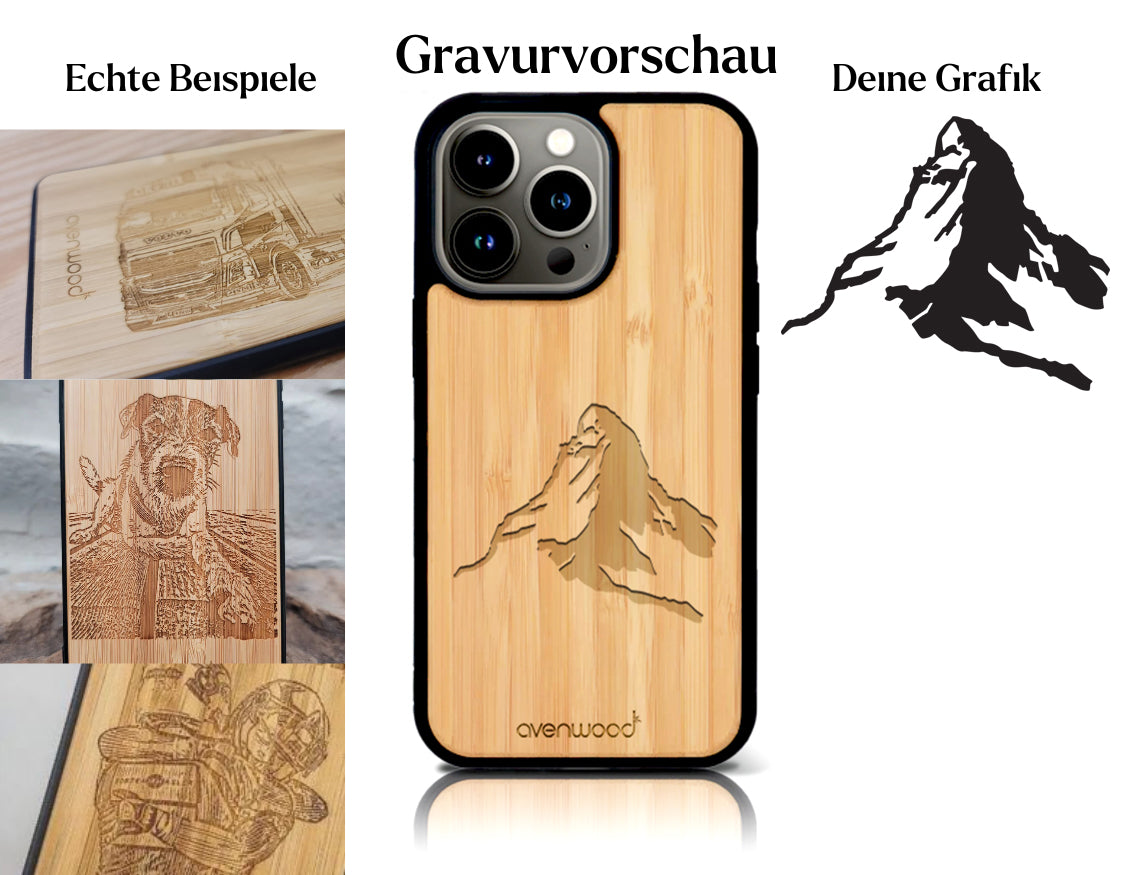 INDIVIDUEL iPhone 15 Pro bambou plastique
