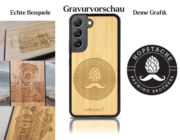 INDIVIDUEL Samsung Galaxy S22 bambou plastique