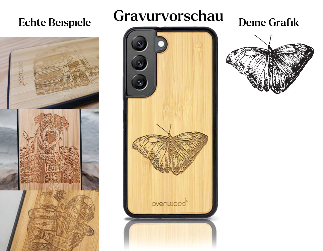 INDIVIDUEL Samsung Galaxy S22 bambou plastique