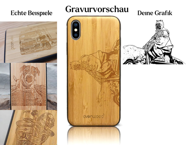 INDIVIDUEL iPhone X / XS bambou plastique