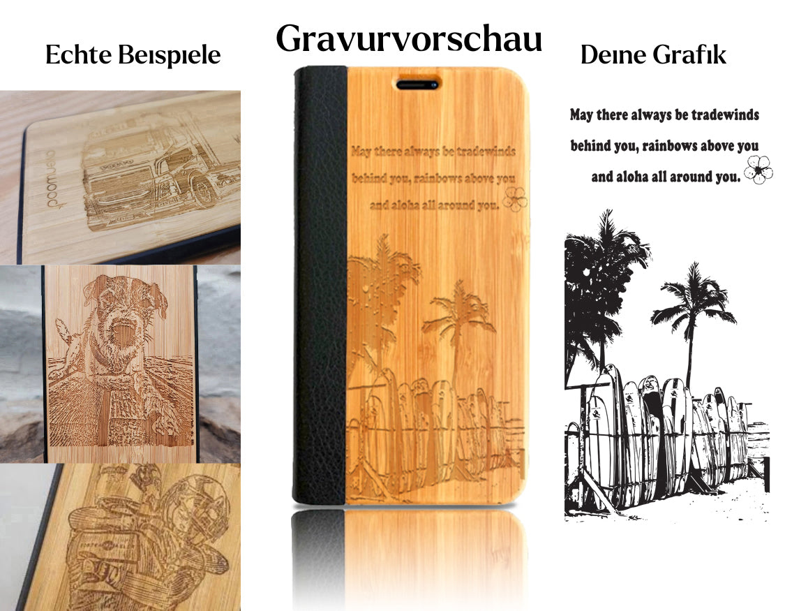 Étui à rabat INDIVIDUEL pour iPhone 15 Pro