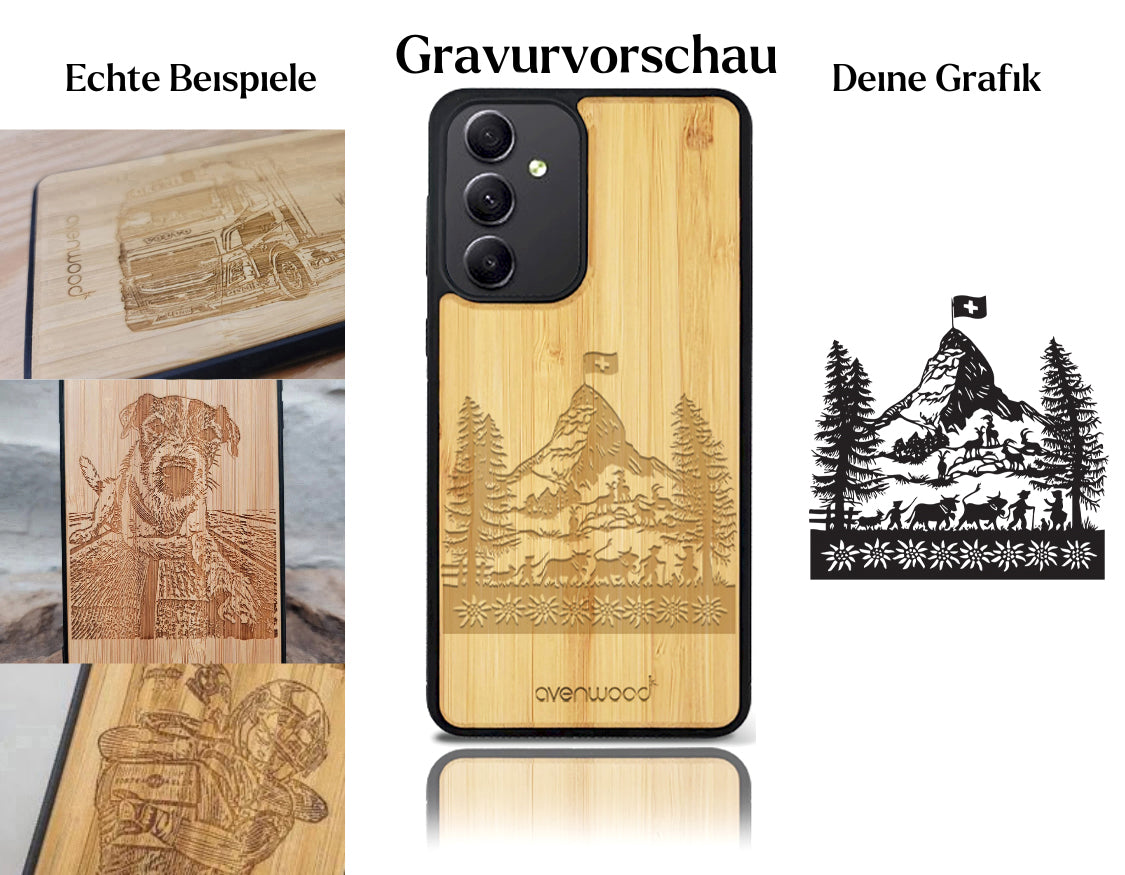 INDIVIDUEL Samsung Galaxy A34 bambou plastique