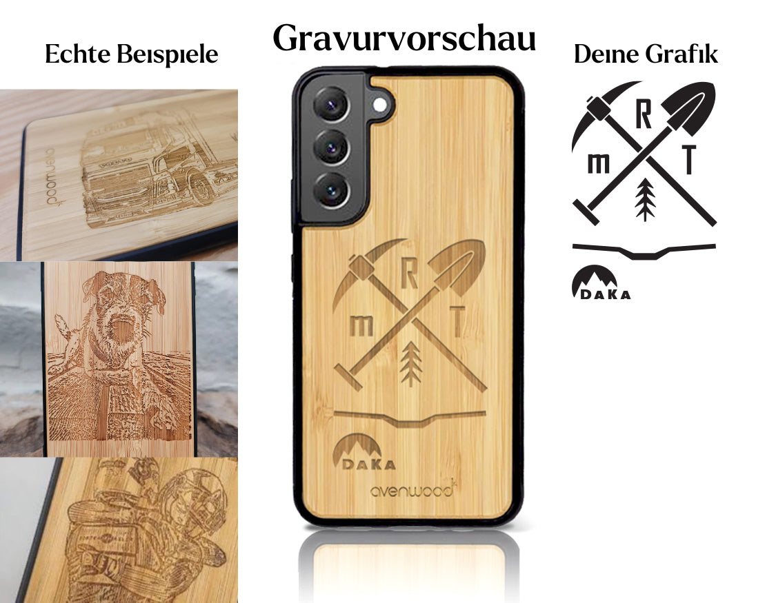 INDIVIDUEL Samsung Galaxy S22 Plus plastique bambou