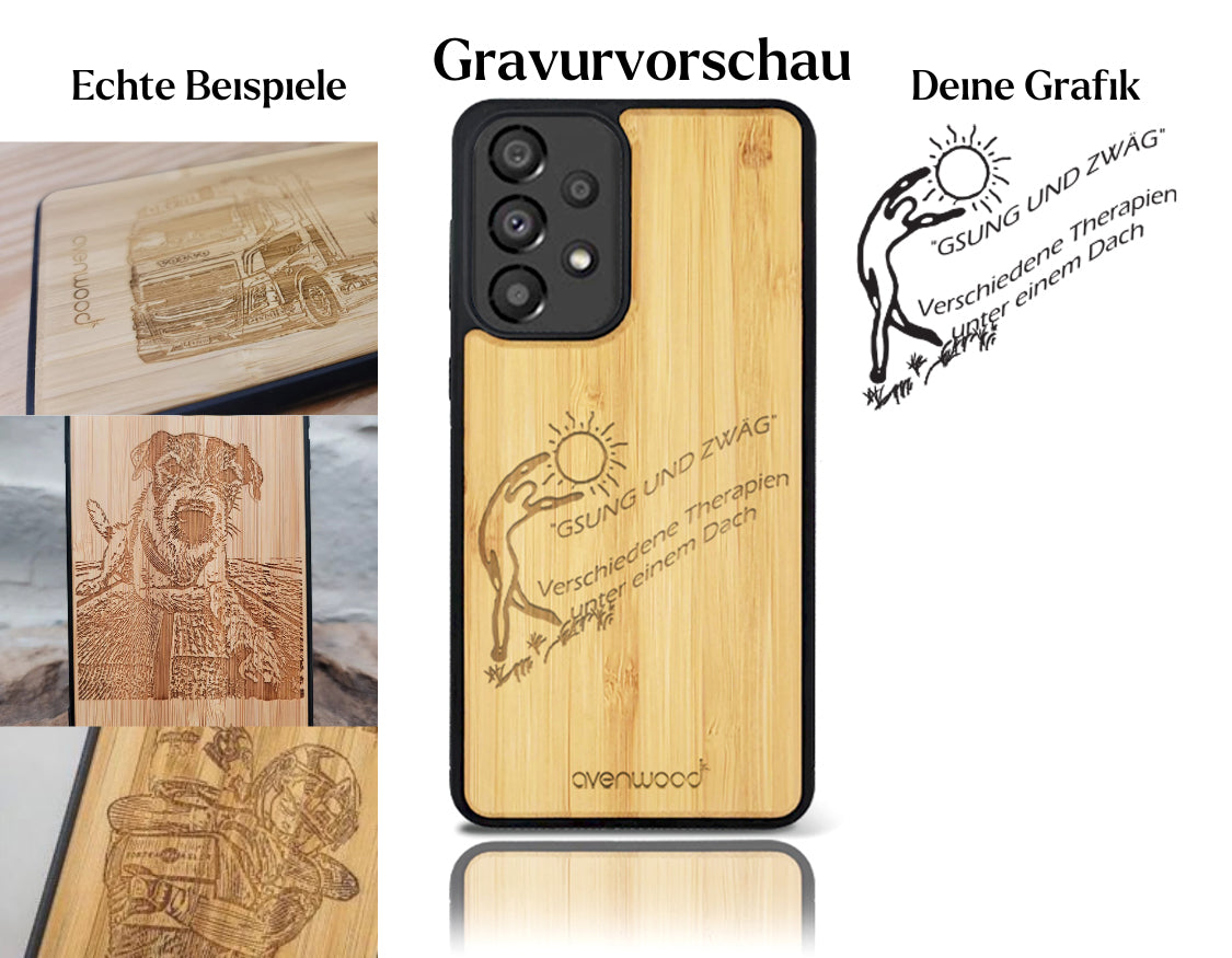 INDIVIDUEL Samsung Galaxy A34 bambou plastique