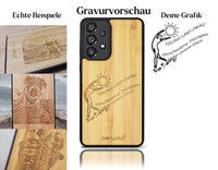 Thumbnail for INDIVIDUELL Samsung Galaxy A34 Bambus-Kunststoff