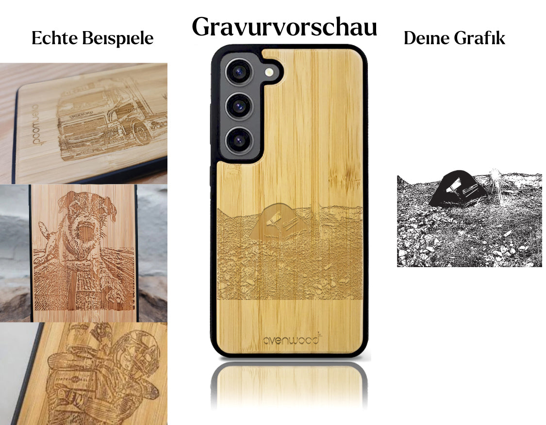 INDIVIDUEL Samsung Galaxy S23 bambou plastique