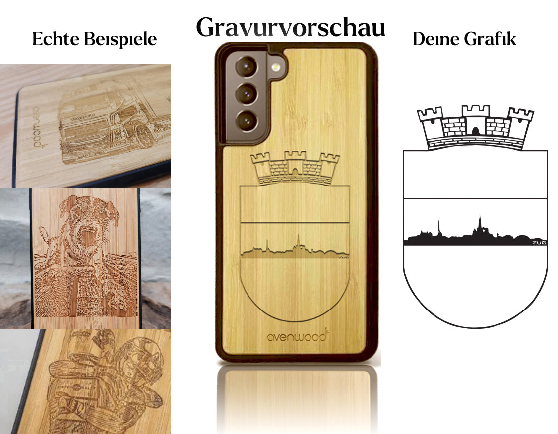 INDIVIDUELL Samsung Galaxy A52 Bambus-Kunststoff