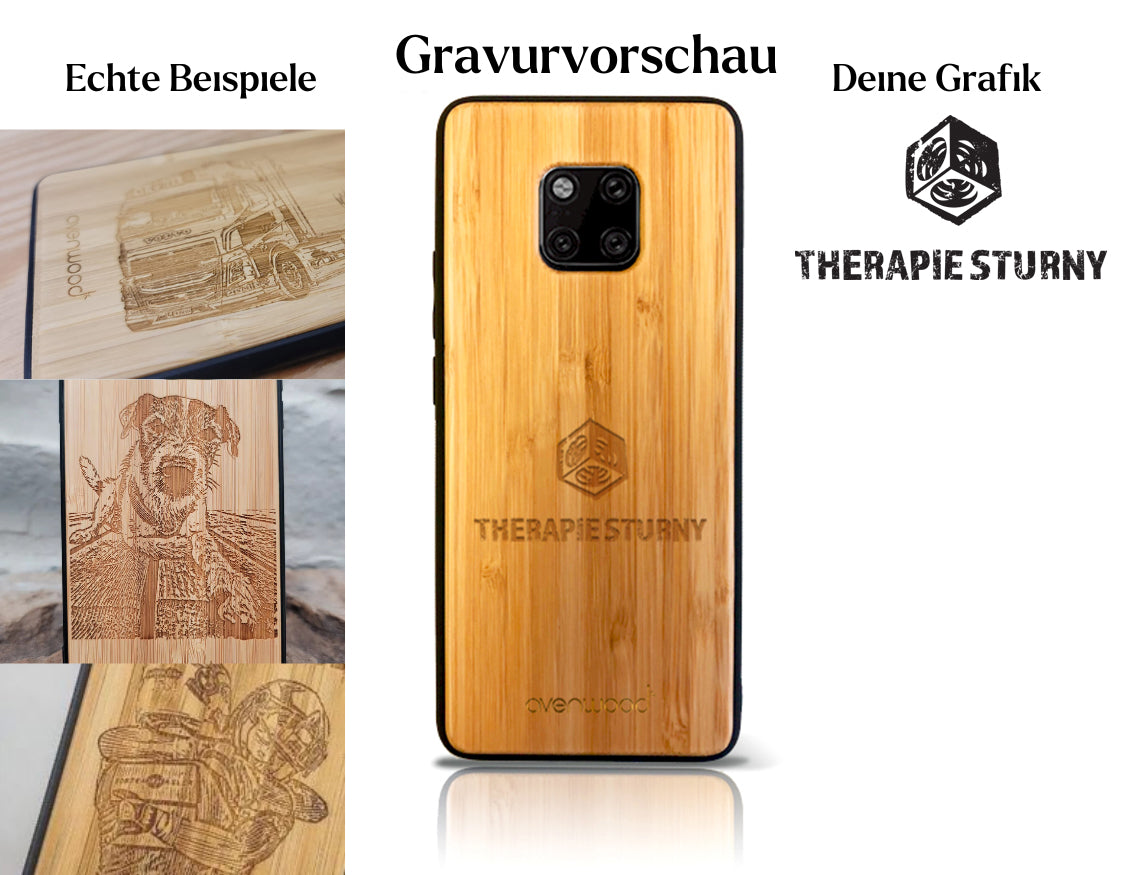 INDIVIDUEL Huawei Mate 20 Pro plastique bambou